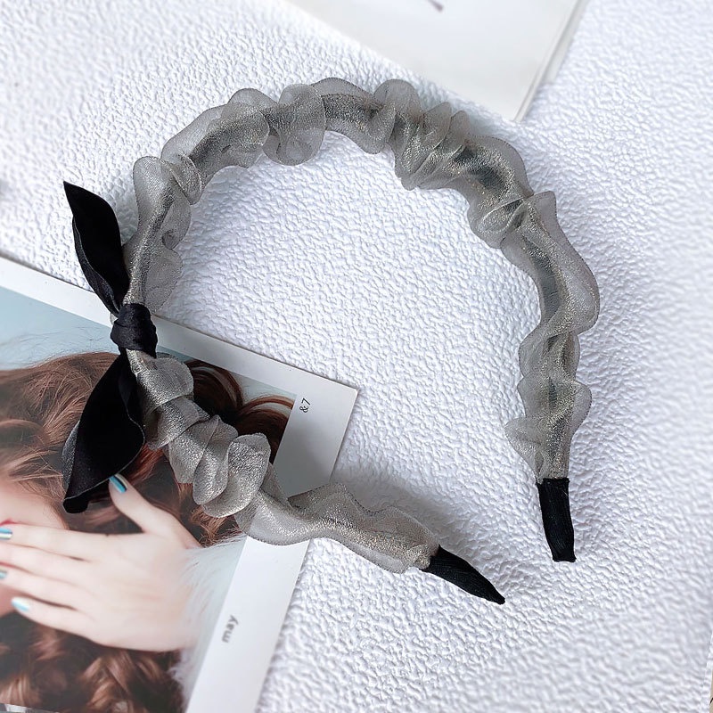 Bandana Bando Kepang Korea / Bando Jepit Korea / Bando Rambut Kepang Jepit