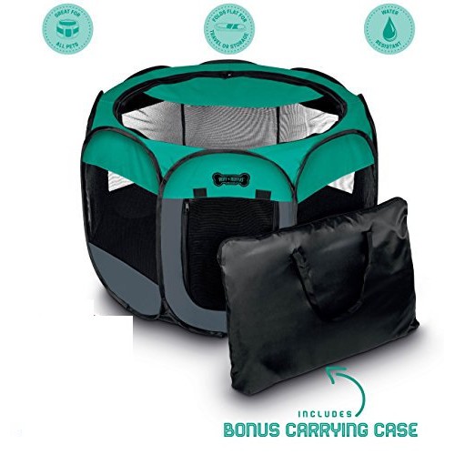 Size XL Playpen Kandang Anjing Flexible Pet Kucing Pagar Main Anak