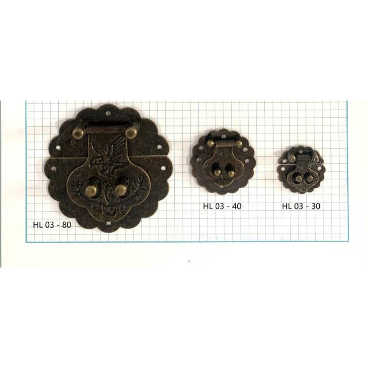 Kunci Pengait BoX Gembok Pengait Kotak Perhiasan