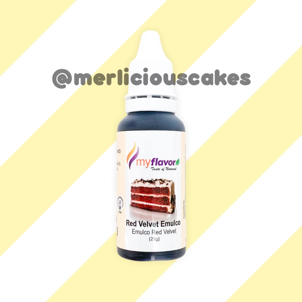 

My Flavor Red Velvet Emulco Perasa dan Pewarna Makanan