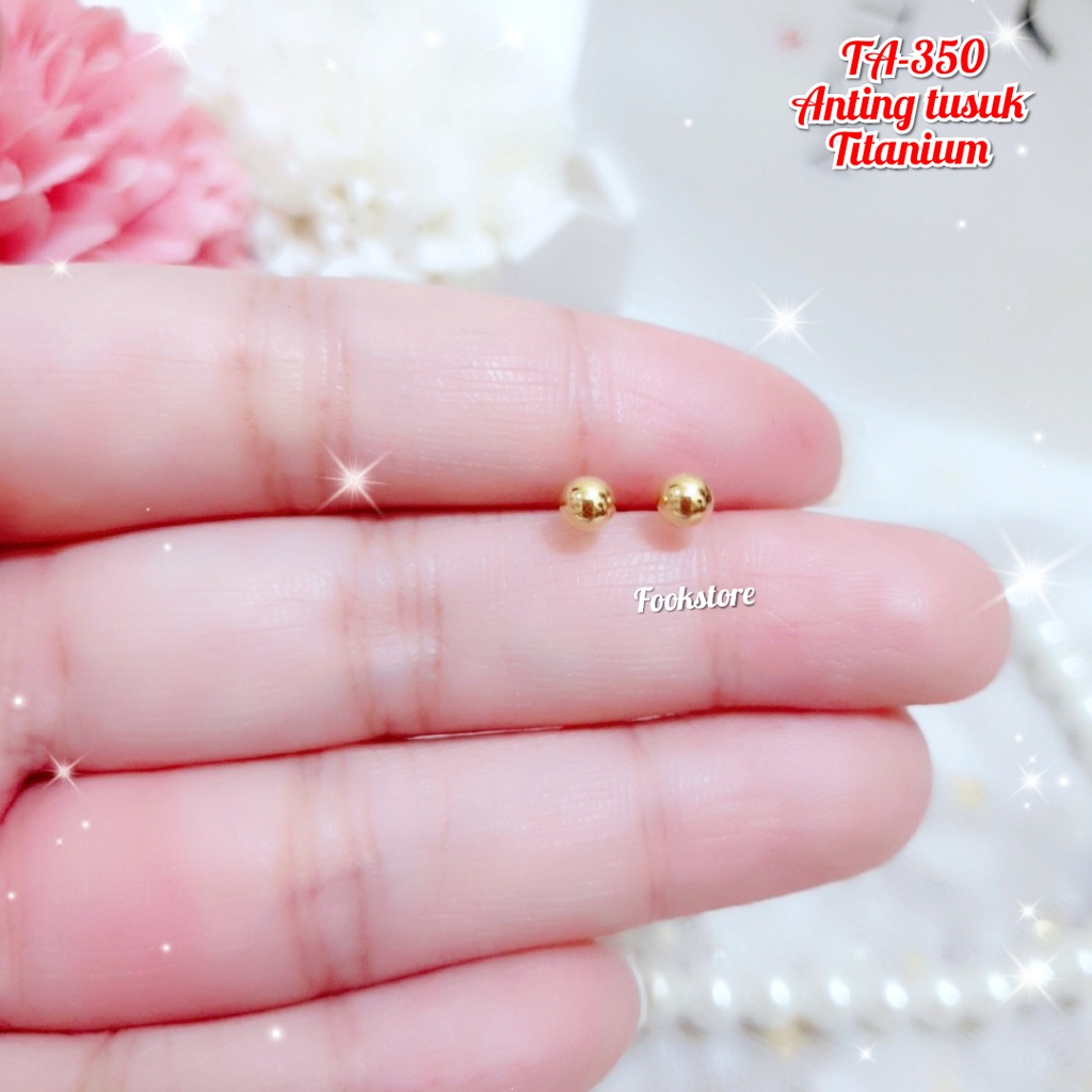 TERLARIS ANTING TUSUK DAN ANTING DESI TITANIUM WANITA PREMIUM/ANTI KARAT