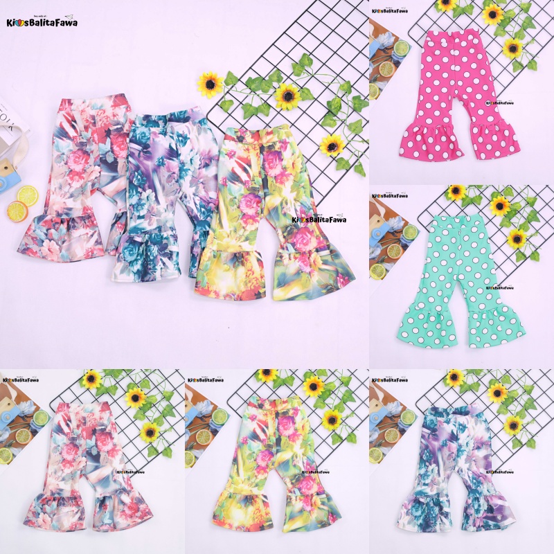 Trumpet Pants 3-5 Tahun / Celana Cutbray Adem Anak Perempuan Murah Legging Cewek Modis Girl Panjang