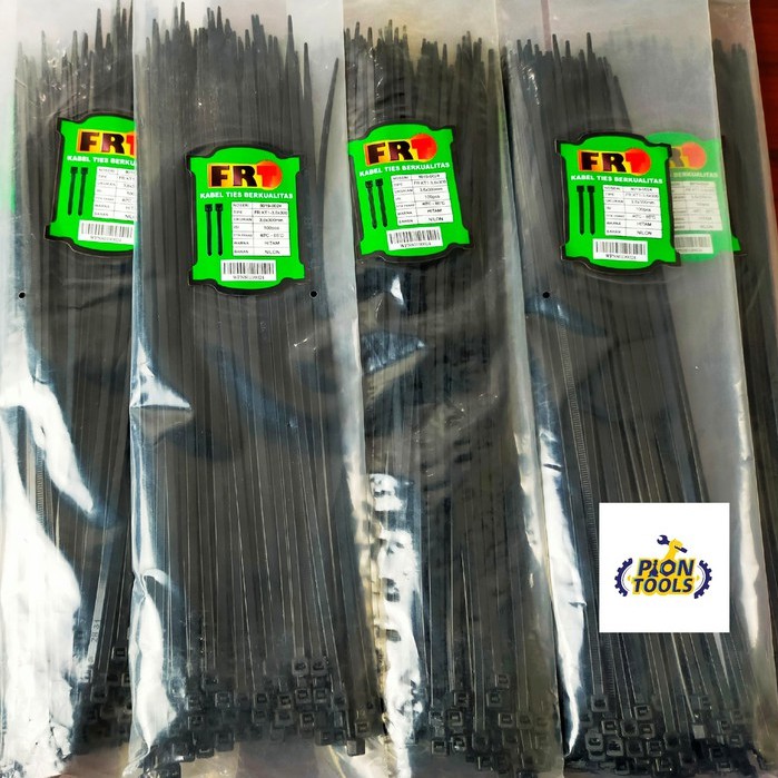 

FRT Cable ties Hitam 3.6x300 30cm Kabel ties Kabel Nylon