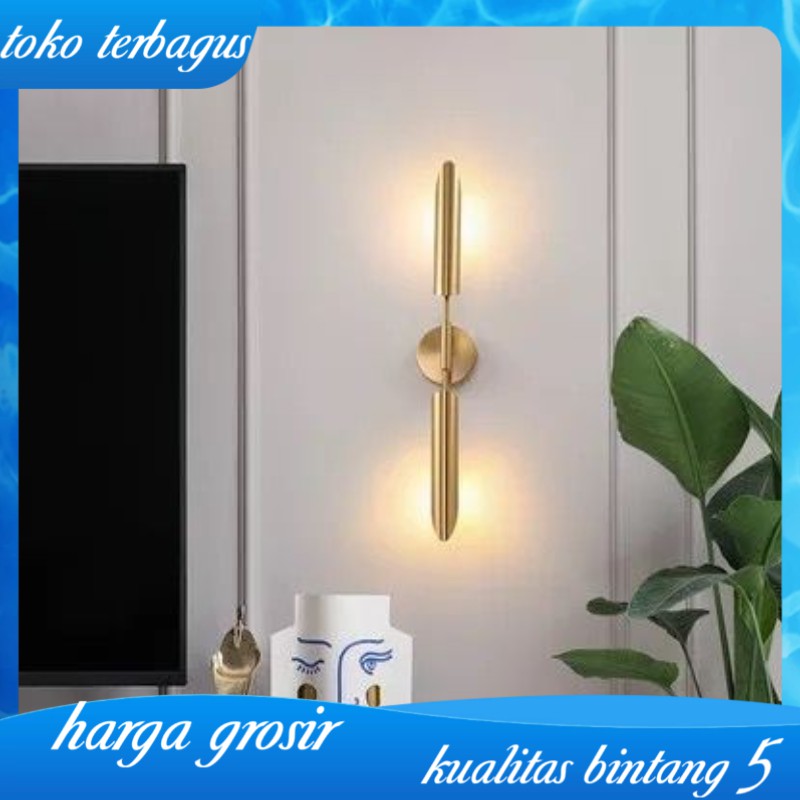 Lampu Dinding Hias Mewah Premium Gold Luxury Antique 2 Arah