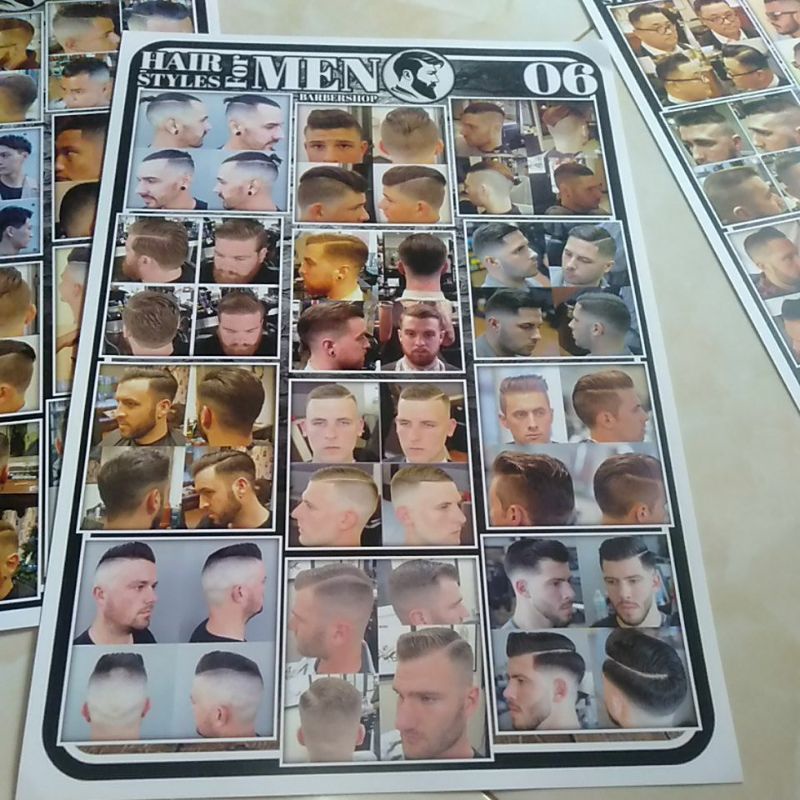 poster potong rambut barbershop