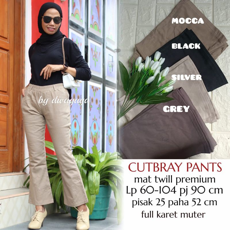 CELANA CUTBRAY KATUN TWILL TERBARU