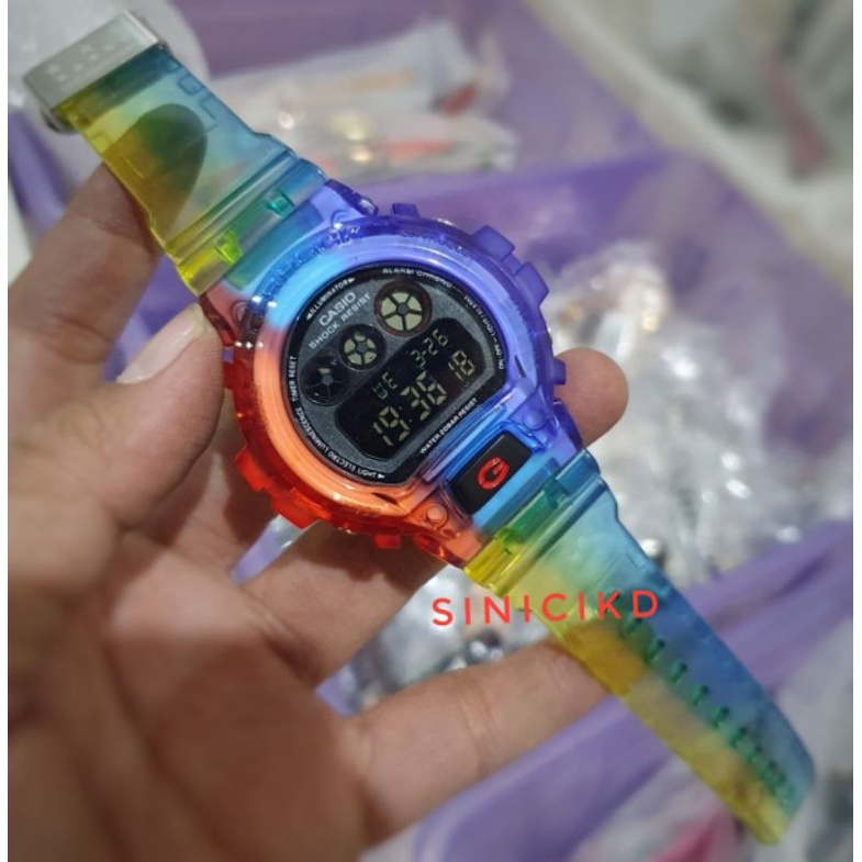 Jam tangan G Shock DW 6900 jelly DW6900 DW-6900