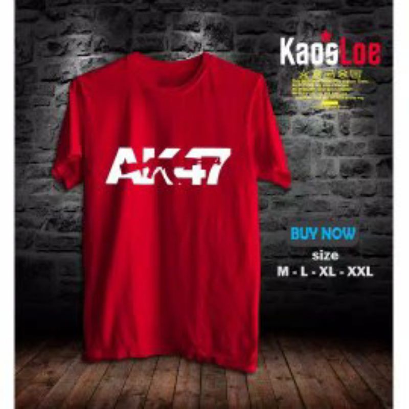 T-shirt baju Kaos AK47