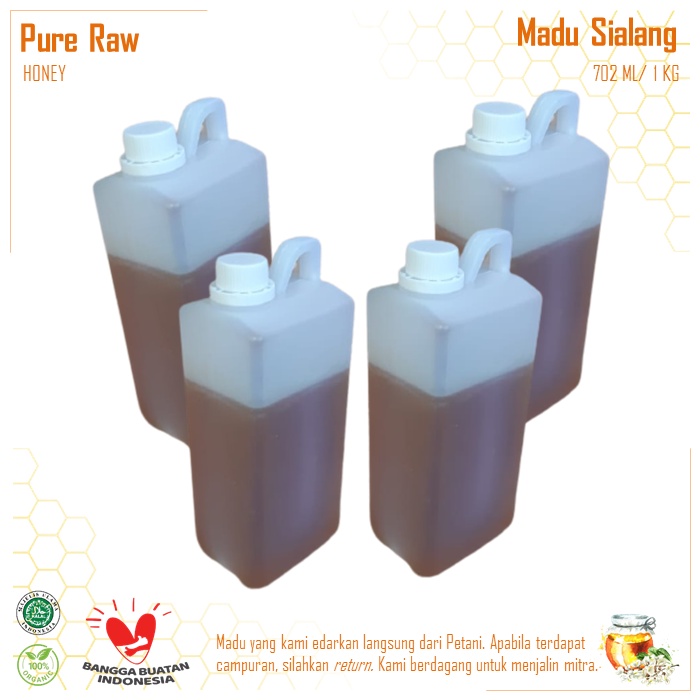 

Madu Sialang Indonesia Supplier Termurah Tanpa Olahan Madu Termurni Pure Raw Honey 1KG