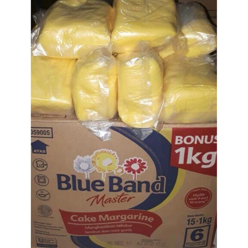 

mentega blue band kiloan 500 gr