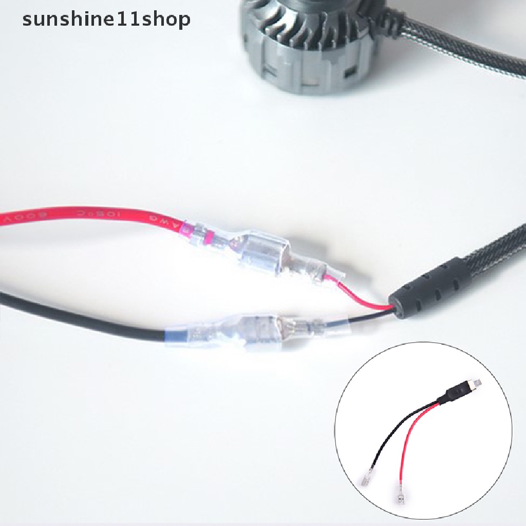 Sho 2pcs Kabel Konektor Konversi Pengganti Untuk Lampu LED H1