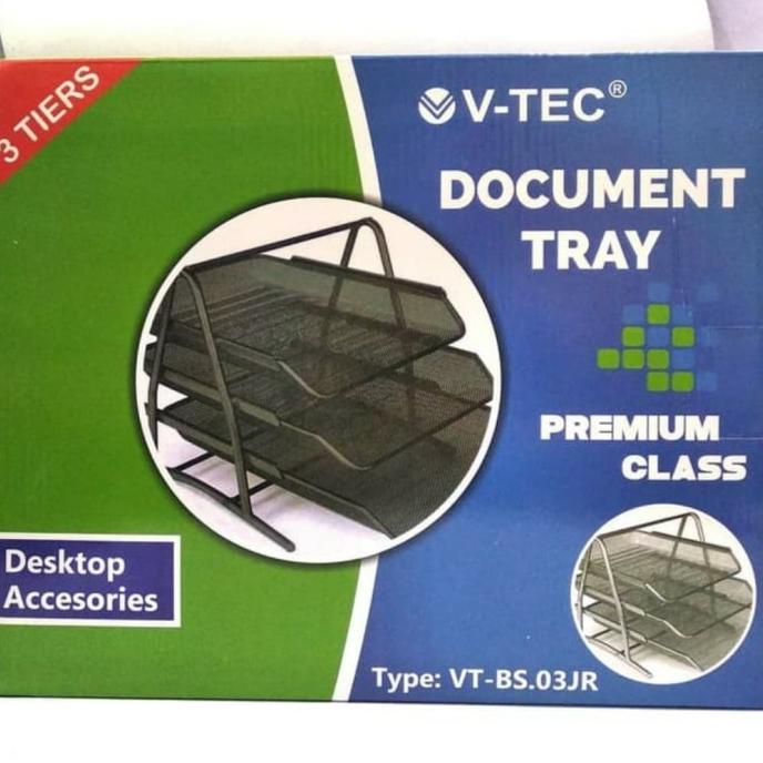 

BARU! Document Tray / Letter Tray Besi V-Tec 3 Susun
