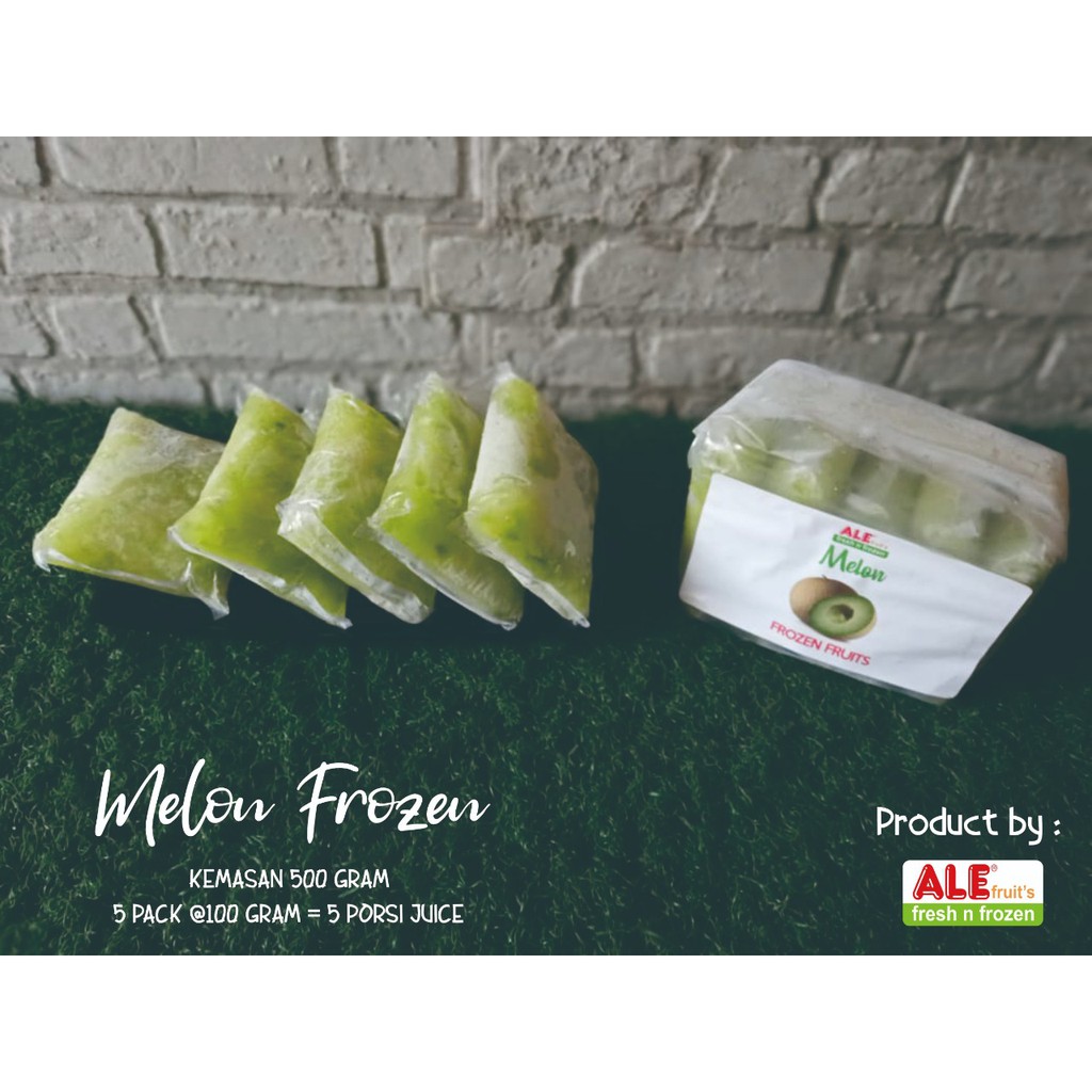 

Melon frozen 500gr,frozen fruits,buah beku,kualitas super