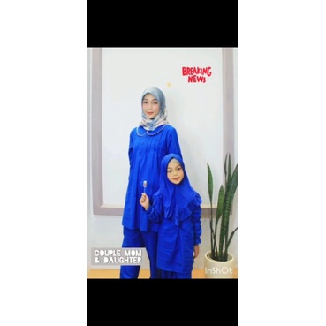 setelan couple ibu dan anak/ one set couple ibu dan anak