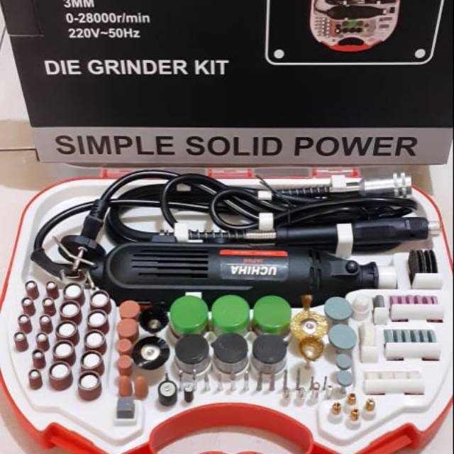 Bor Tuner Gerenda mini full set merk Uchiha Japan