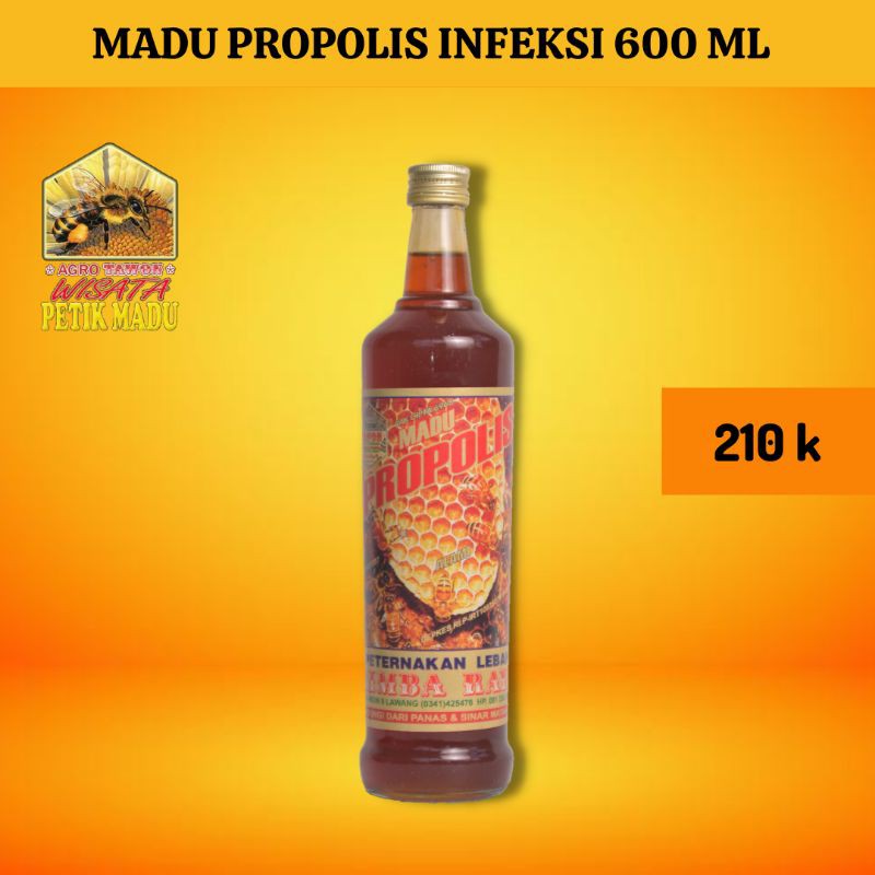 Madu propolis infeksi rimba raya 600 ml kesehatan madu