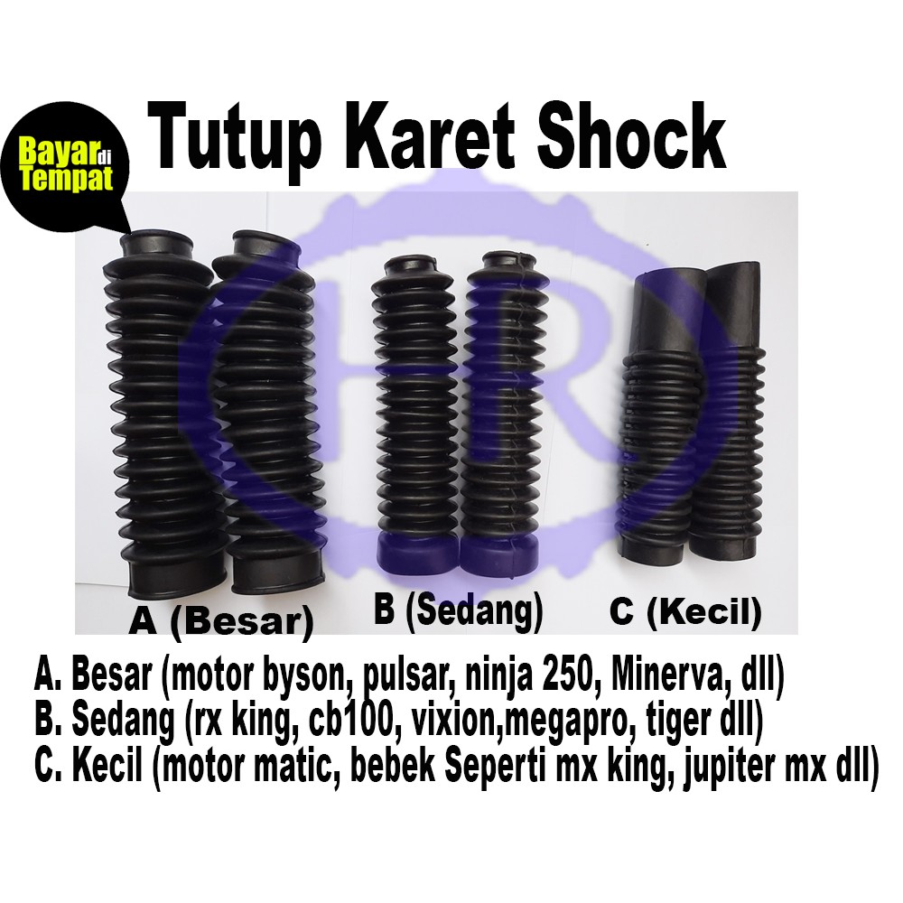 Karet Shock Motor Sport Karet Shock Universal Cover Shock Depan Motor