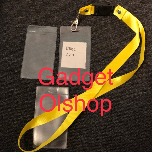 

Paket tali dan plastik idcard - tali lanyard dan plastik nametag 6 x 11cm etoll