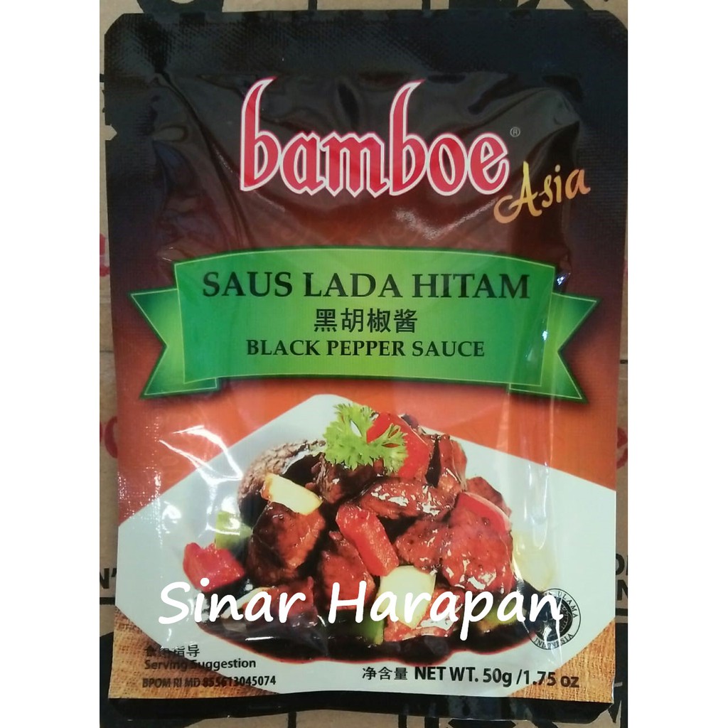 

Bumbu Instant Bamboe Asia Saus Lada Hitam