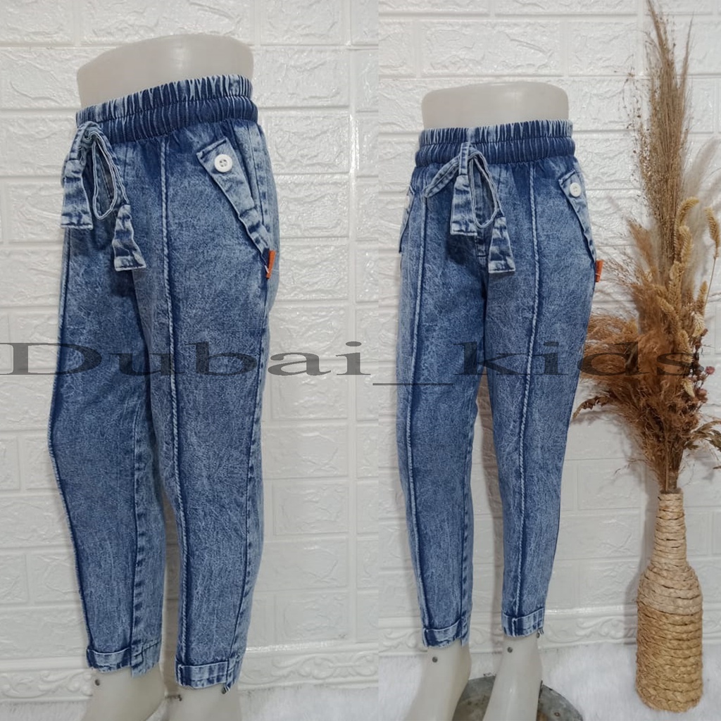 DUBAY_KIDS - celana jeans anak perempuan 10th - celana jeans anak perempuan - celana jeans premium -