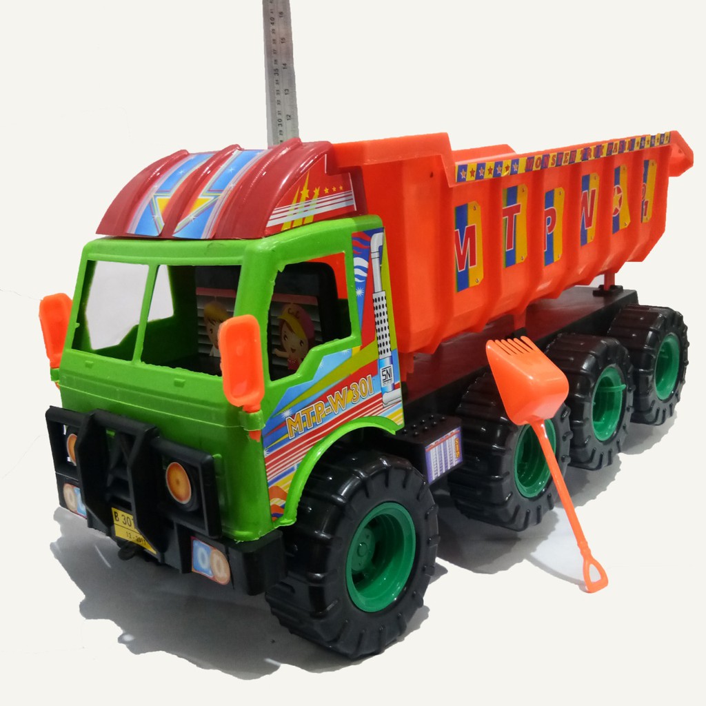 Mainan anak truk pasir besar murah - dump truk besar 59cm - MTPW