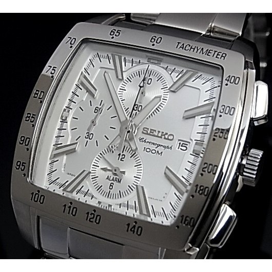 Seiko Mens SNAC23P1 Chronograph Stainless Steel | Jam Pria SNAC23