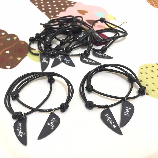 [BACA DESKRIPSI] Gelang 2gether series bracelet sarawatine brightwin (BUDAYAKAN MEMBACA SBLM ORDER)