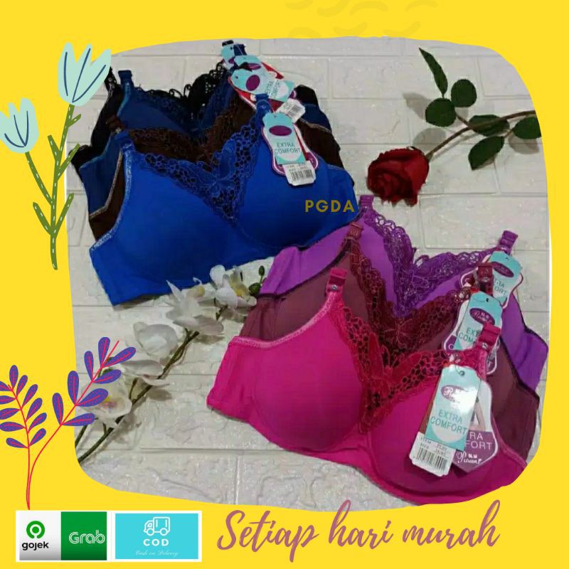PGDA - Bra BH  Brukat Kupu Fema / BH Fema Murah / Bra Fema / BH Bordir