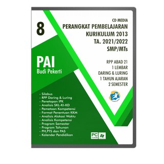 Jual CD PERANGKAT MODUL AJAR / RPP KUMER PAI & BP KLS 7 SMP TA. 22/23 ...