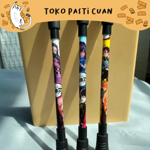 

pulpen pen gel putar magnet karakter demon slayer (4/8/12 pcs) pena lucu tinta hitam bisa COD pen imut keren pulpen unik atk kebutuhan anak sekolah termurah import