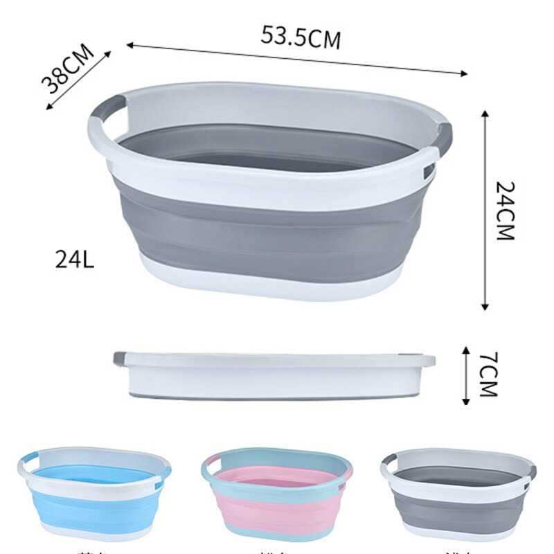 ARS - XINCHEN Baskom Ember Lipat Laundry Bucket Foldable 24L - MX061