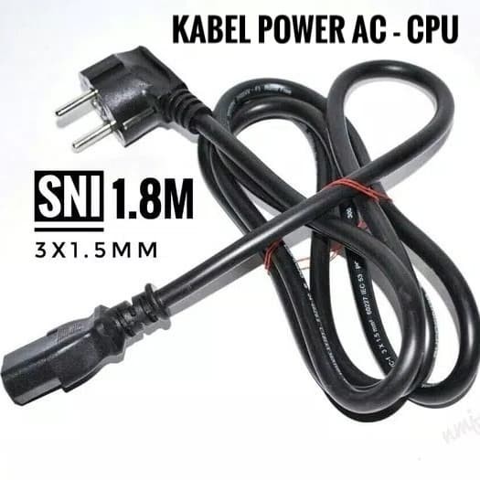 Kabel Power AC PC CPU Komputer Power Supply Monitor-IBZ