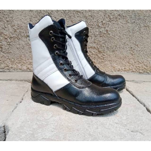 Sepatu pdl TNI kulit kelinci pkd security