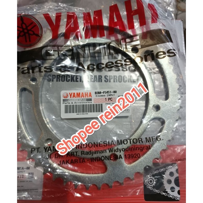 GIR GEAR SET WR155 WR 155 ASLI ORI YAMAHA B3M W001A 00