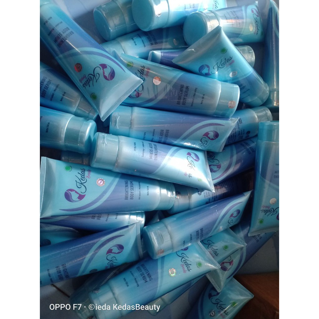COD kedas beauty 100 % original brightening body serum pemutih badan BPOM kedas Body serum halall-4