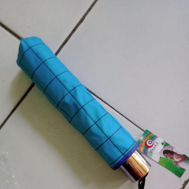 Payung Lipat 4 Fancy Karakter Premium Motif Kotak-kotak Merk Osaka Bw-119