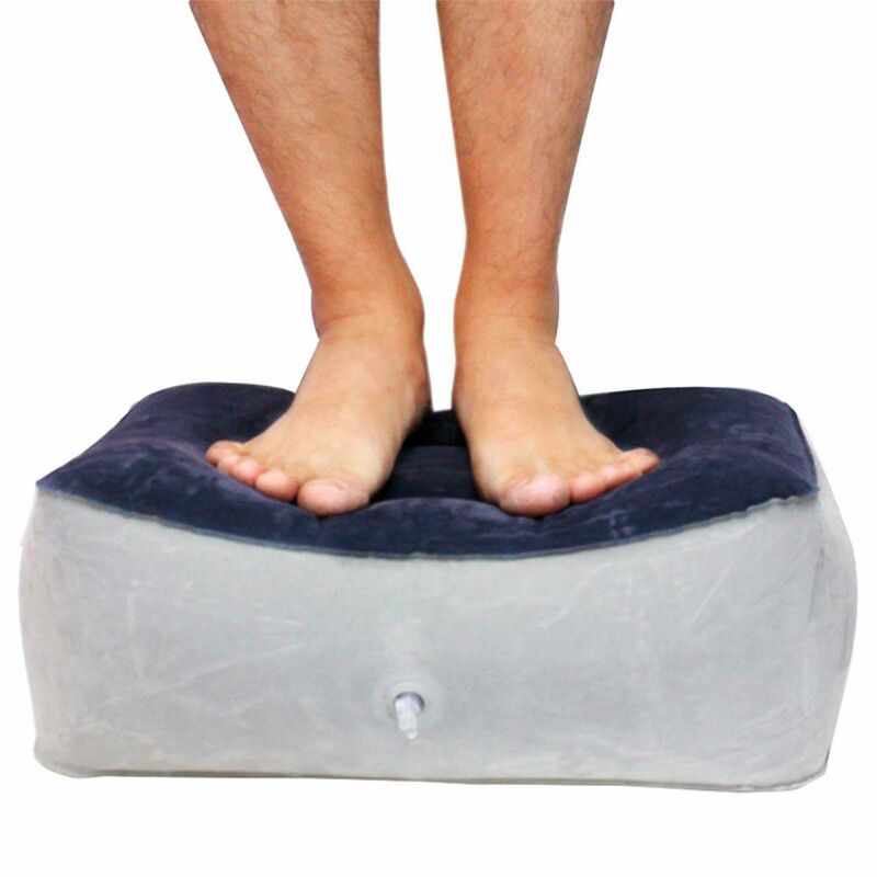 Bantal Angin kaki Portabel Inflatable Relaxing Feet Tool TaffHome JJ06