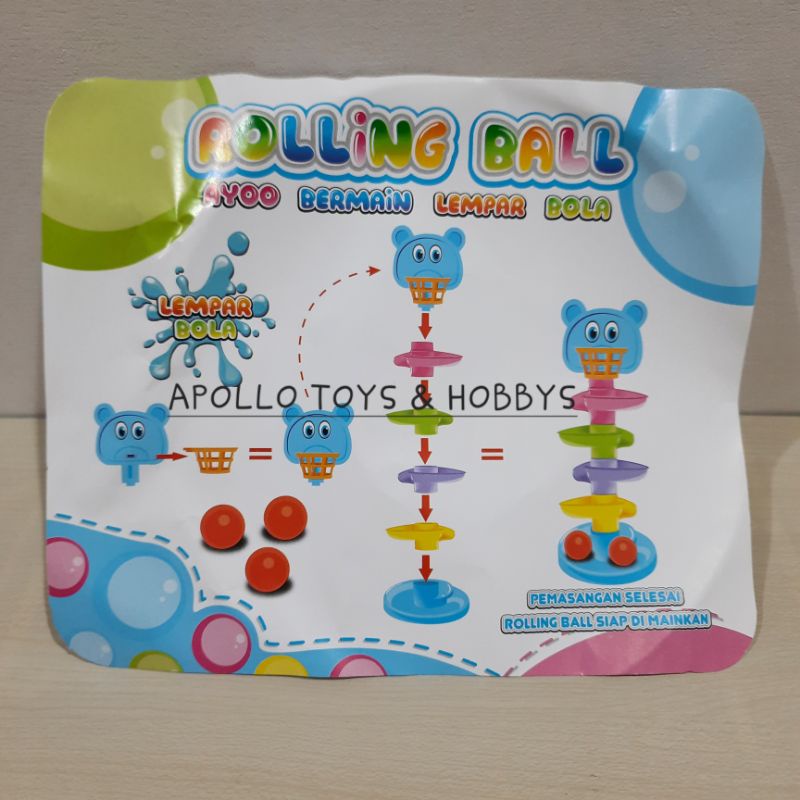 MAINAN ANAK ROTATING ROLL BALL TERBARU UKURAN BESAR