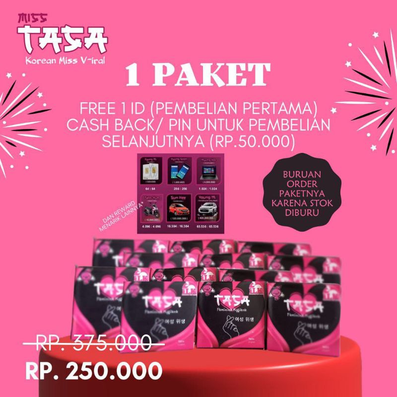 sabun v-ral TASA 25pcs free pin + id member