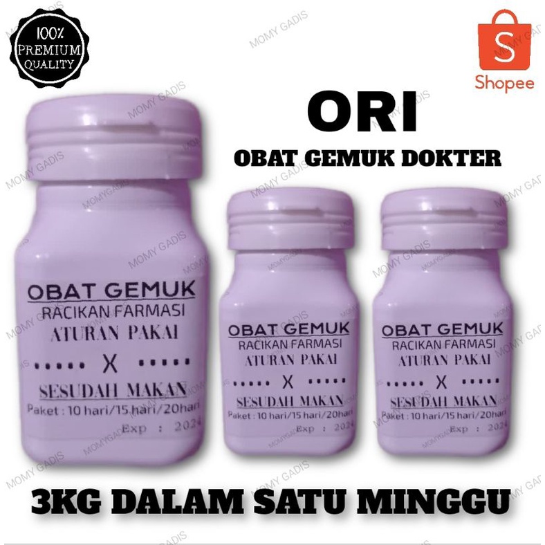 OBAT GEMUK BADAN PRIA DAN WANITA PERMANEN RESEP FARMASI BPOM