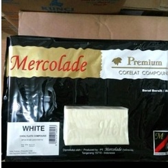 

mercolade white coklat compound repack 500gr