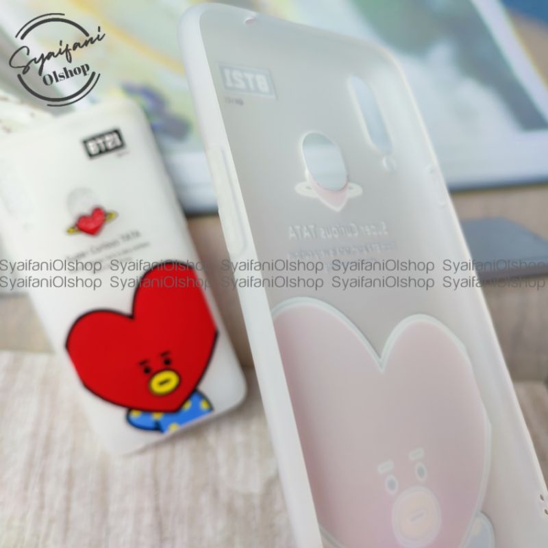 Case Samsung A20S / Galaxy A20s ( SM-A207F, SM-A207M, SM-A2070 ) Softcase Karakter BT21 Tata/Hati