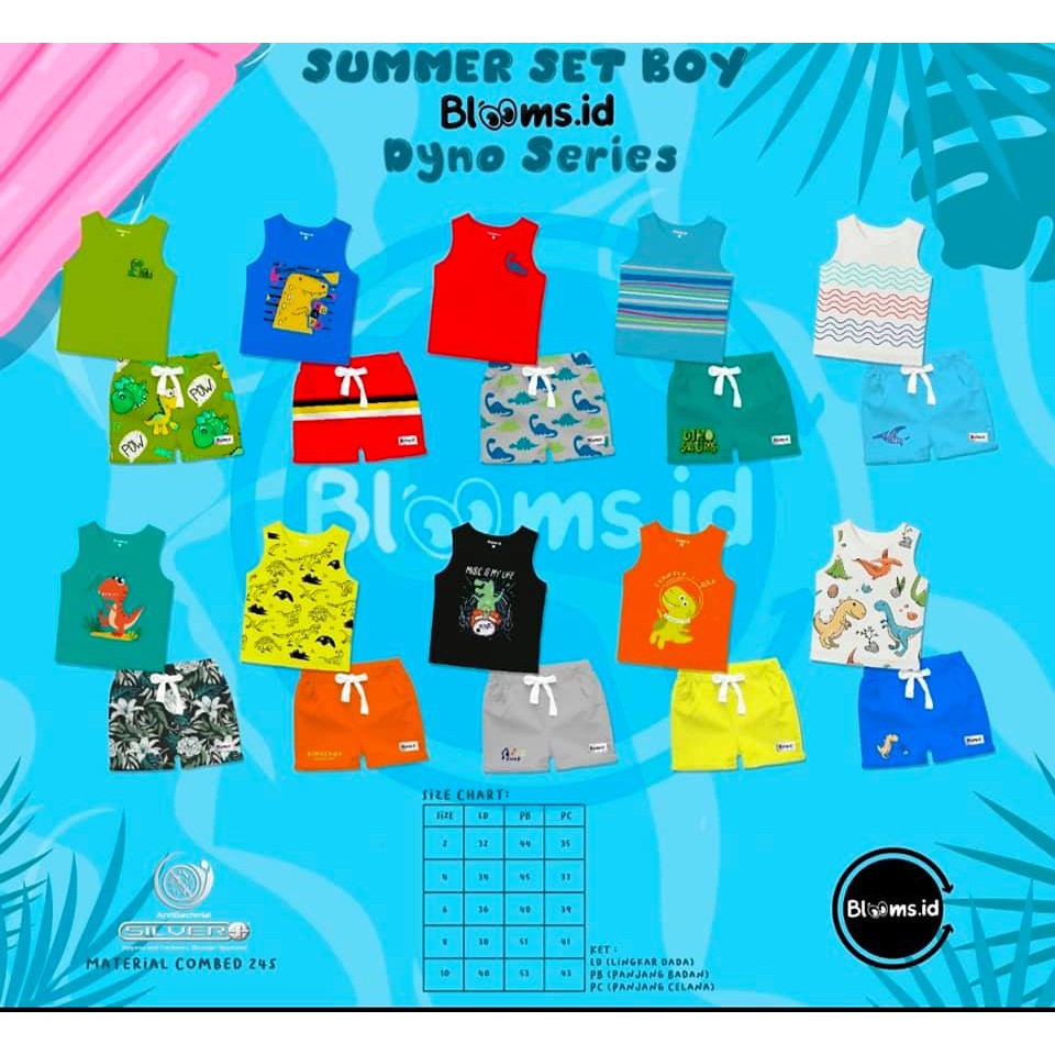 setelan anak  cowo Blooms .id
