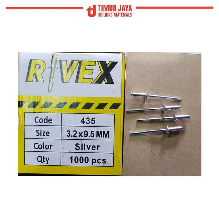 PAKU RIVET BLIND RIVET 435 Harga 1 dus 1000 Pcs 1 kg