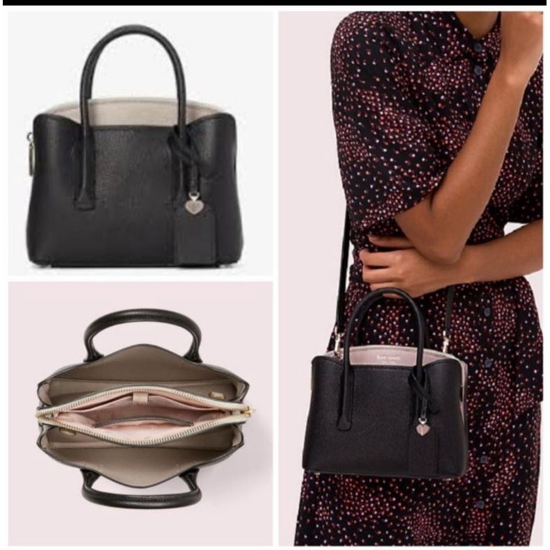 Kate Spade mini margaux black taupe