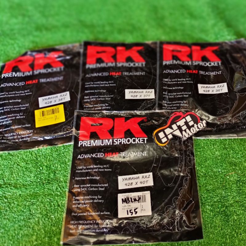 Gir Belakang SSS Yamaha RXZ 428 35 36 37 38 39 40 41 42 43 44 45 ger 415 Gear SSS RXZ ukuran Rx king dan merk RK ger 415 dan 428-6