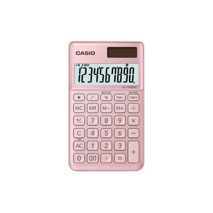 

CASIO Colorful Calculator SL-1000SC-Pink