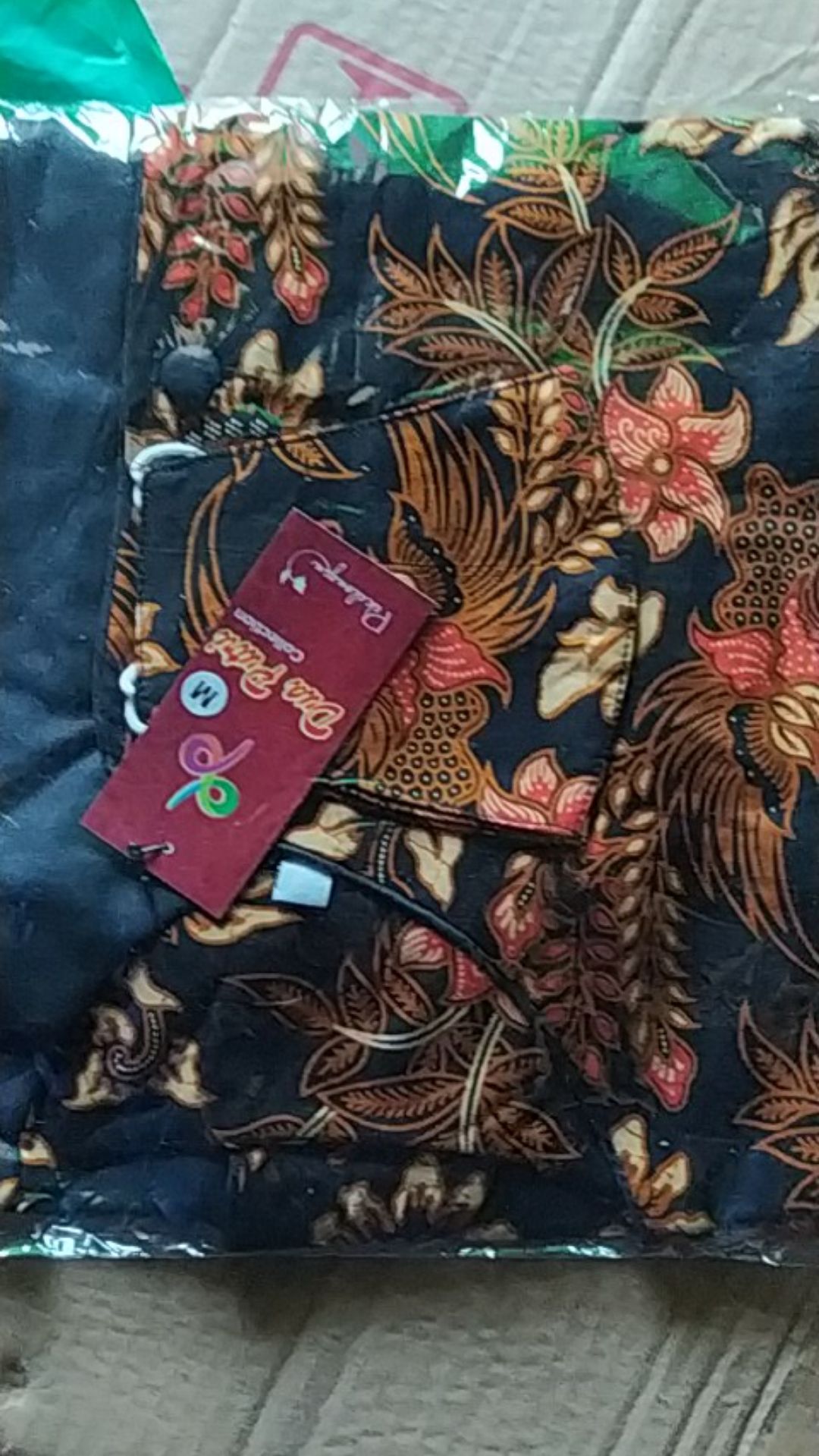 Tey-17 Batik Wanita Asj Sa Hrb026 Kenongo Kemeja Tosca Pendek