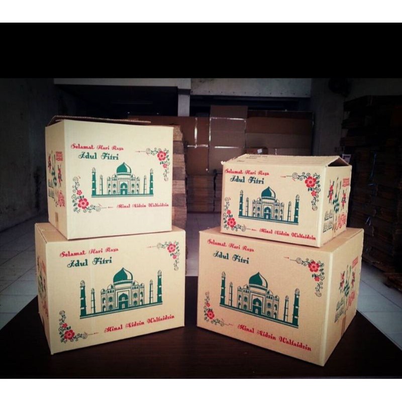

BOX KARDUS Selamat Idul Fitri + Free Kartu Ucapan Eid Mubarak