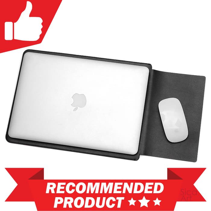 Tas / Leather sleeve Case for Macbook Pro 2016 & Macbook Air